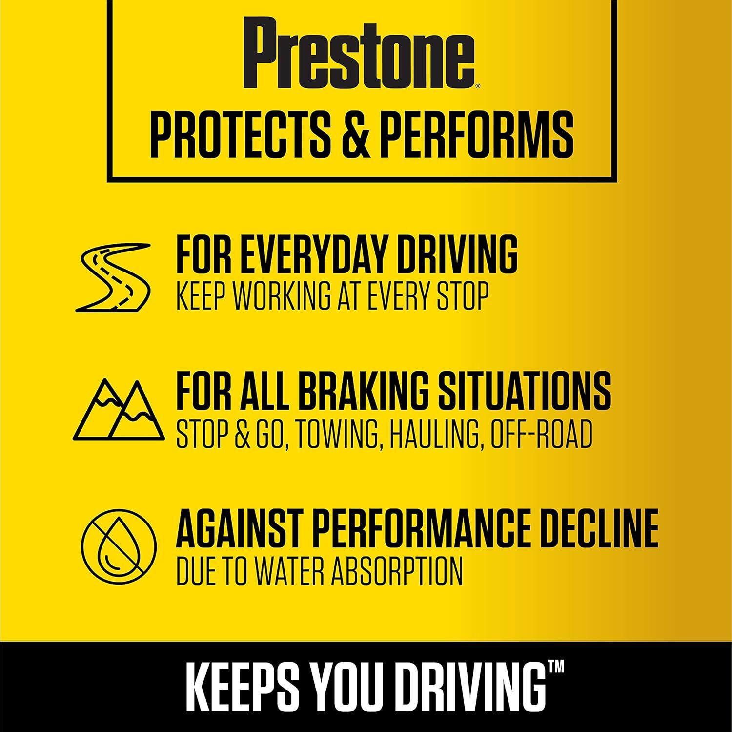 Prestone AS401 DOT 3 Synthetic Brake Fluid - 32 oz.