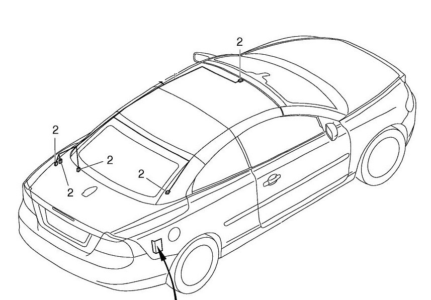 Volvo C70 Cab Hall Sensors HS 1, 3, 5, 6, 7, 9, 10, 11, 12, 15, 16, 18, 19