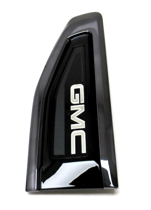 84794112 Driver Side Fender Vent Emblem Tinted Chrome Ice 2019-2023 GMC Yukon