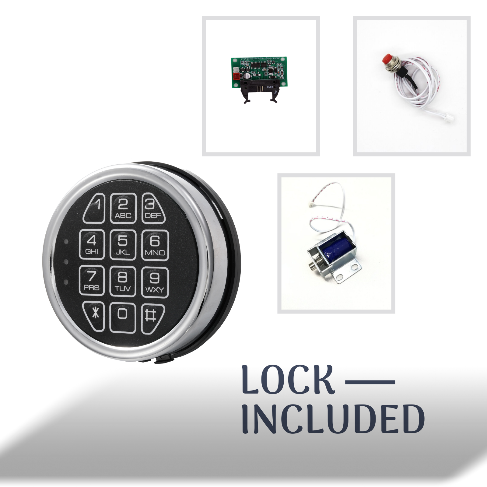 Electronic Solenoid Lock For Safe Box, Gun Safe Field Safe Lock Replacement