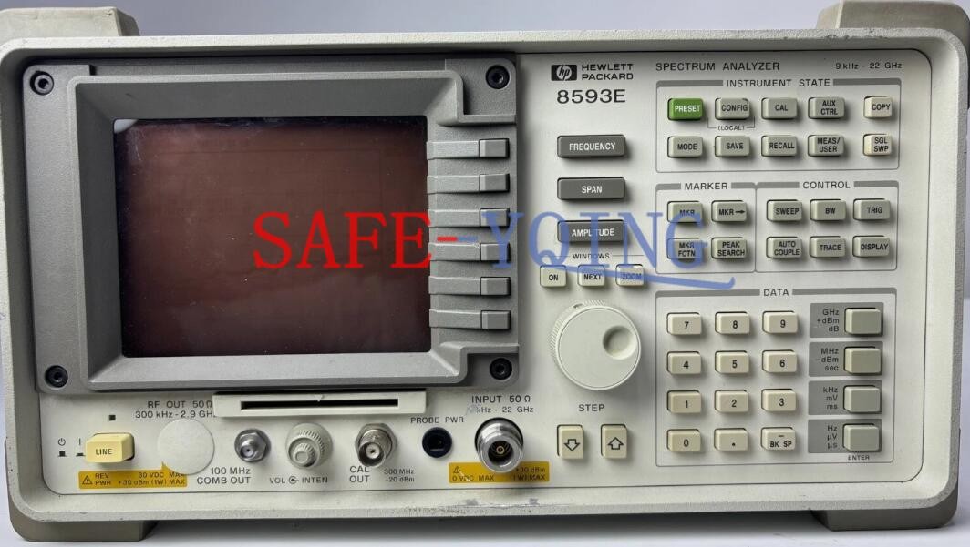 1PC USED HP Agilent 8593E spectrum analyzer,ms 9KHz-22GHz