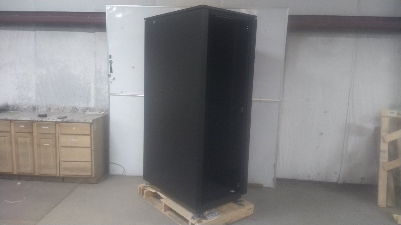 Black Box QC42UF 29 In Width 42U Rack H Q-Series Network Cabinet