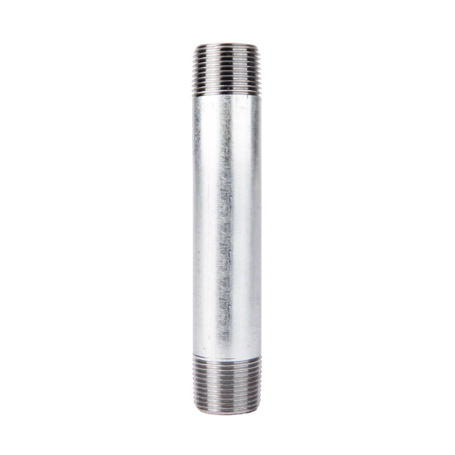 BK Products 562-055HC Galvanized Steel Nipple 3/8x3/8 MIP Dia. in. (Pack of 10)