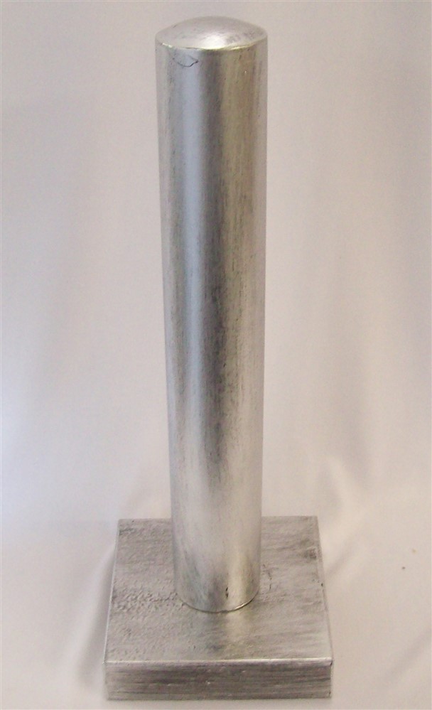 Store Display Fixtures Counter Top Brushed Silver Bracelet Display 13" Tall