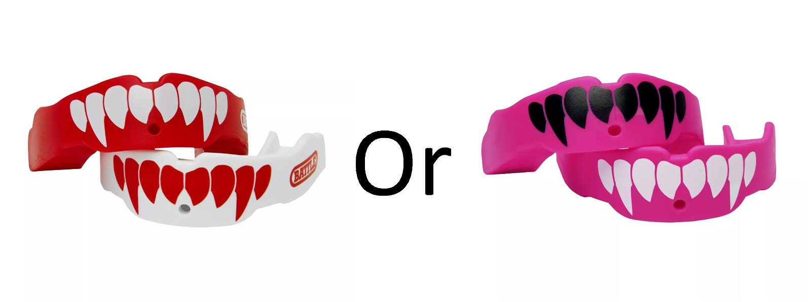 Battle Sports Science Mouthguard With Straps Youth 9 and Under Fang Model 2 Pcs