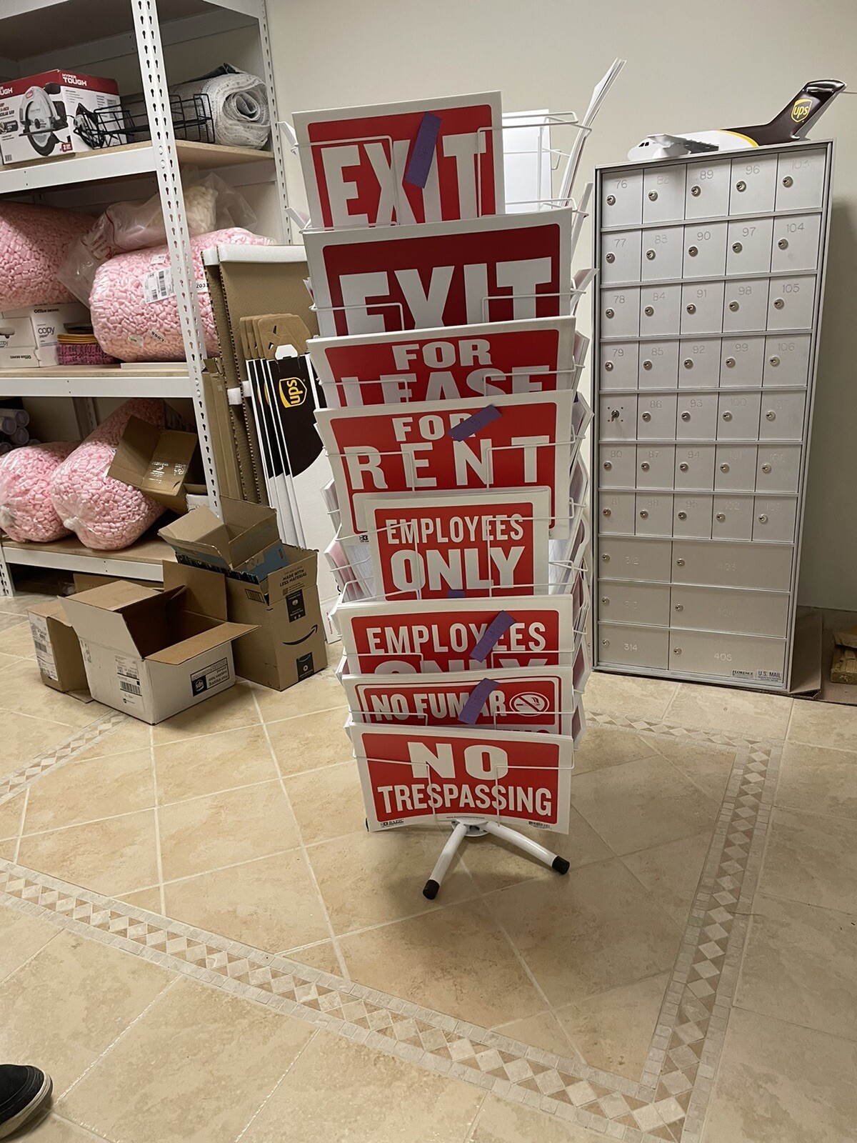 Bazic 40 Slot spinning Rack with Signs Included As A Package. See Pictures Above