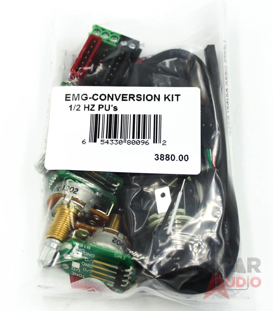 EMG 1 or 2 Pickups HZ Passive Short Shaft Conversion Wiring Kit, 1/2 HZ PU's(...
