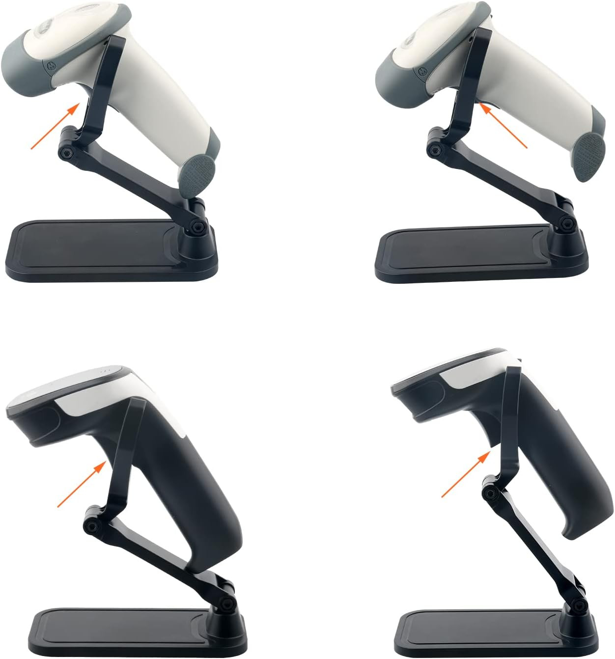Universal Barcode Scanner Stand, Free-Installed Foldable Barcode Reader Hodlder