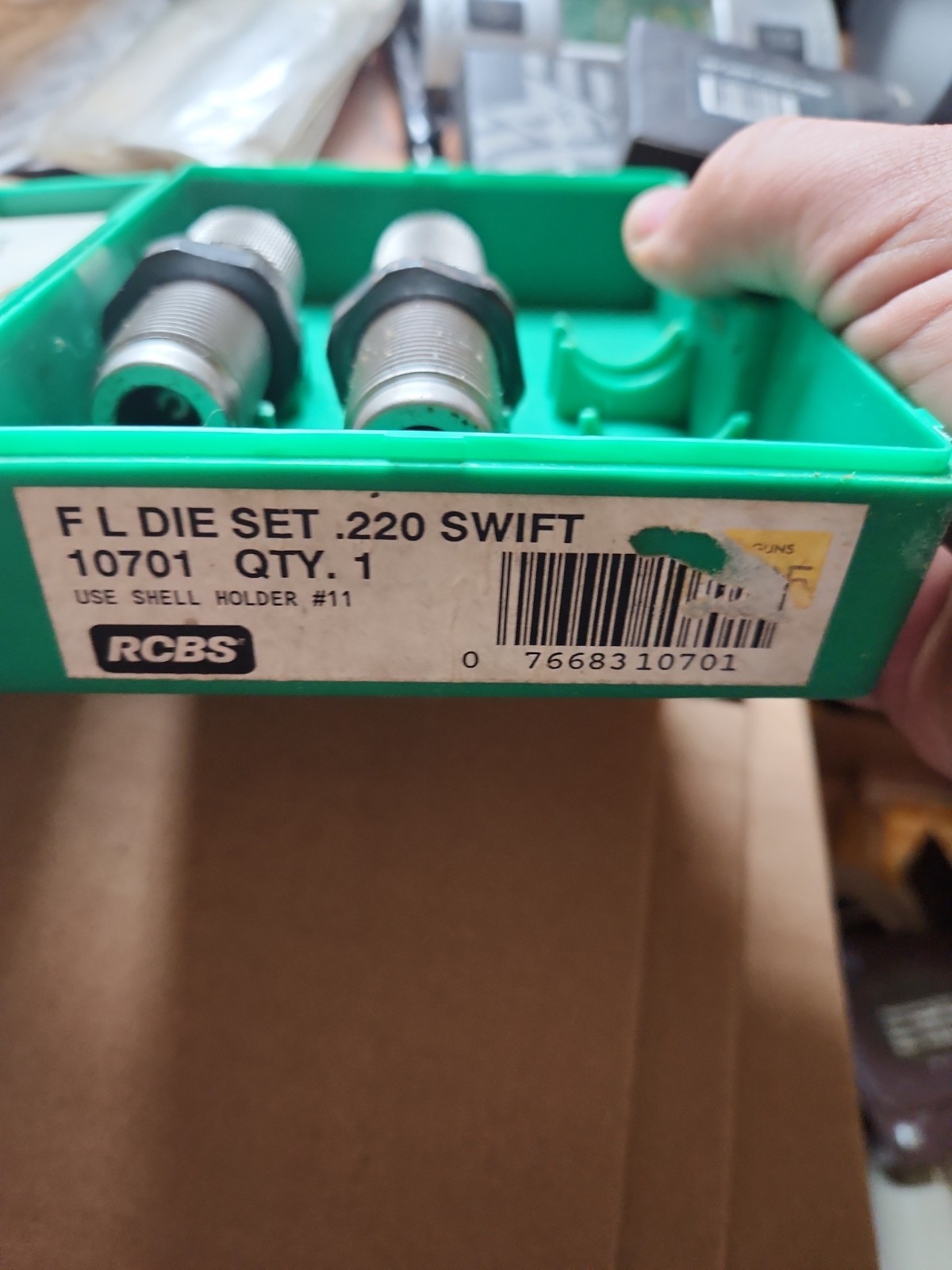 RCBS FL 2 Die Reloading Set For 220 SWIFT #10701