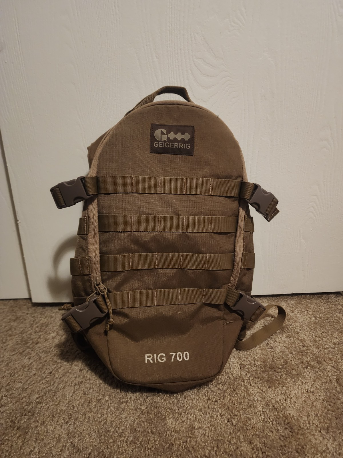 Geigerrig Backpack Assault Pack RIG 700 w/ Bladder Bag/Power Bulb Coyote Brown