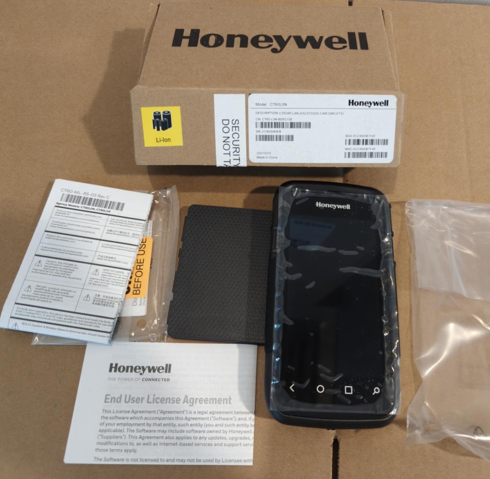 CT60-L0N-BDP210E Honeywell CT60 XP Android GMS Mobile Computer Barcode Scanner