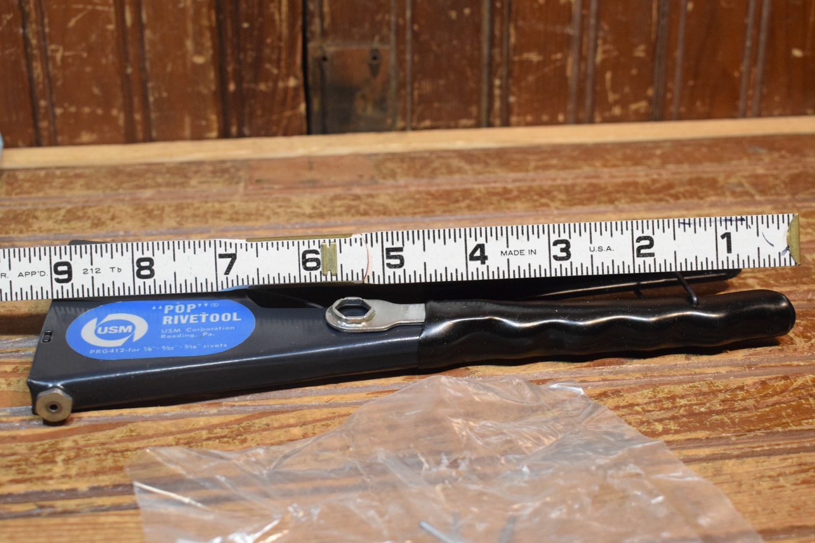 POP RIVET RIVETER JOIN THIN METALS LEATHER FIBERBOARD CRAFT PROJECT HAND TOOL