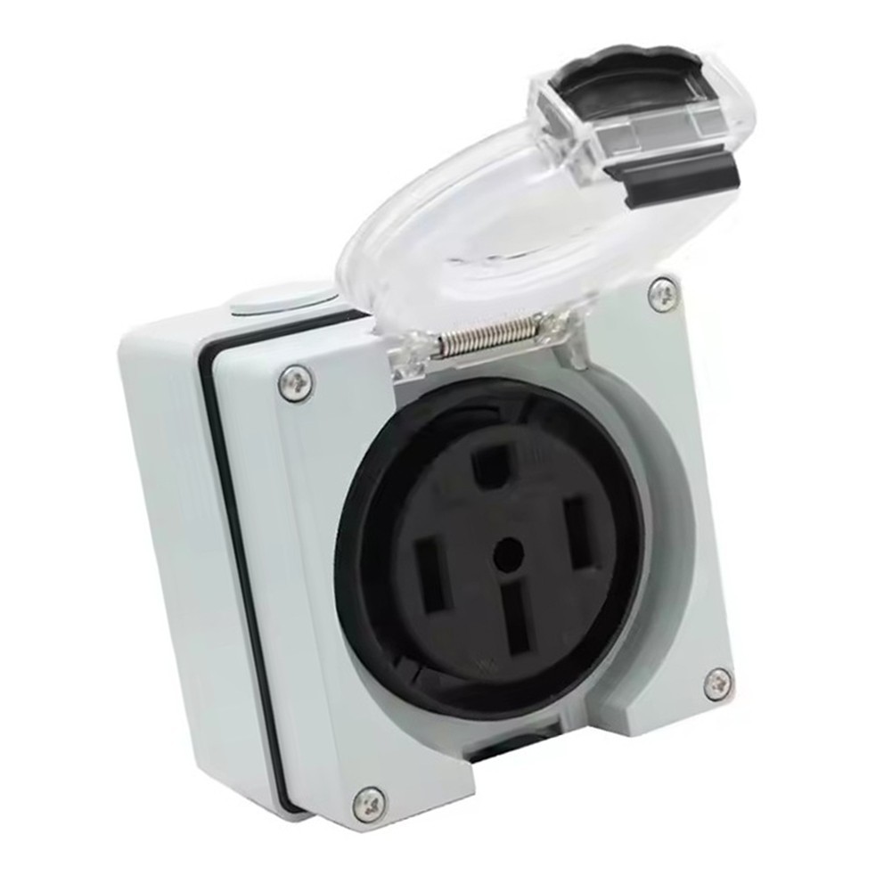 for UV Resistant 14-50R Receptacle Box 50A 240V for Outdoor For EV Charging