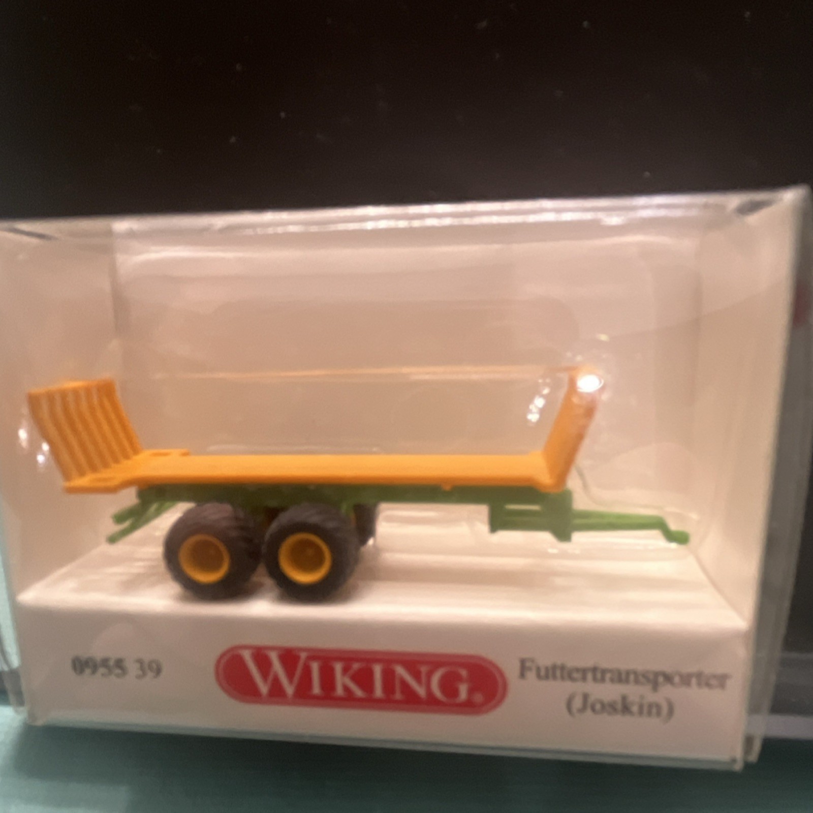 WIKING Joskin Futtertransporter Feed Transporter 1:160 Yellow Green 0955 39