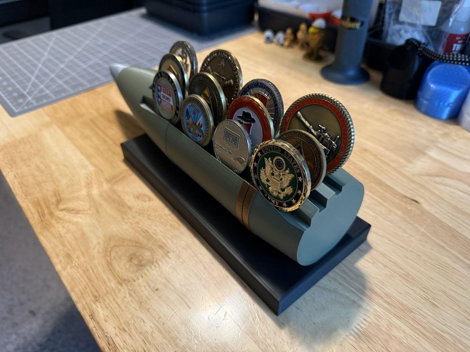 Artillery Challenge Coin Display