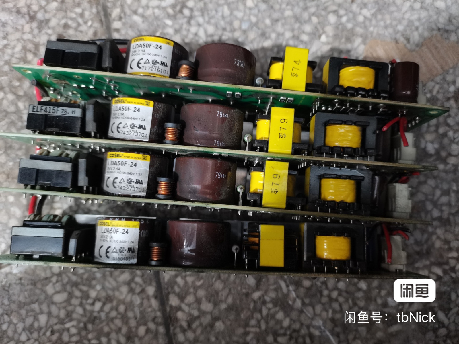 QTY:1  100% test OK LEA50F-24  24V 2.1A 50W  power circuit board #W633S WX