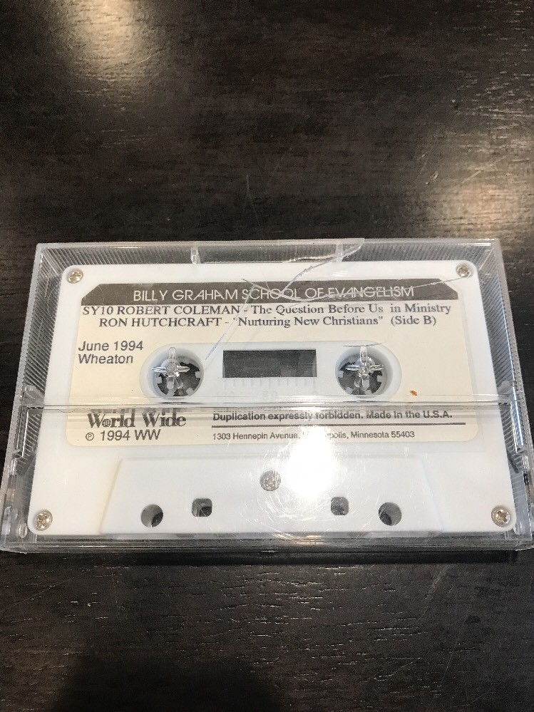 Robert Coleman & Ron Hutchcraft Sermons Cassette