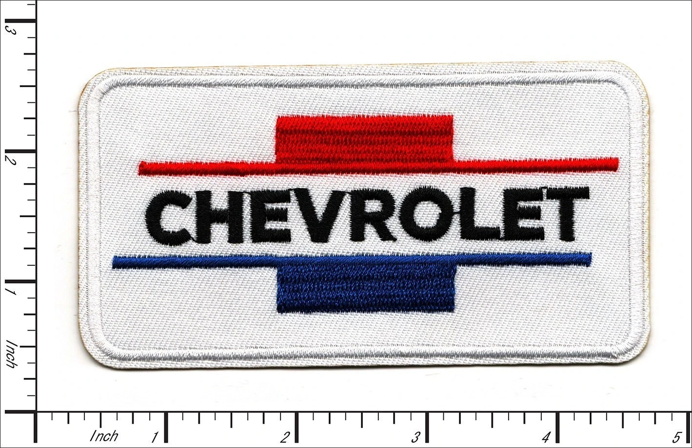 CHEVROLET Embroidered Iron-on PATCH Retro USA Classic Chevy Logo Wholesale New!