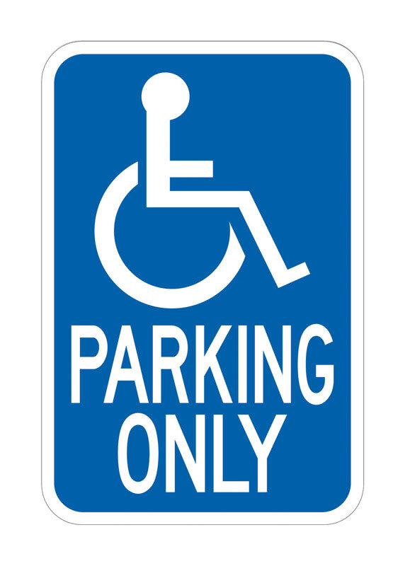 Hy-Ko HW-13 Sign Traffic English Blue Informational 18" H X 12" W