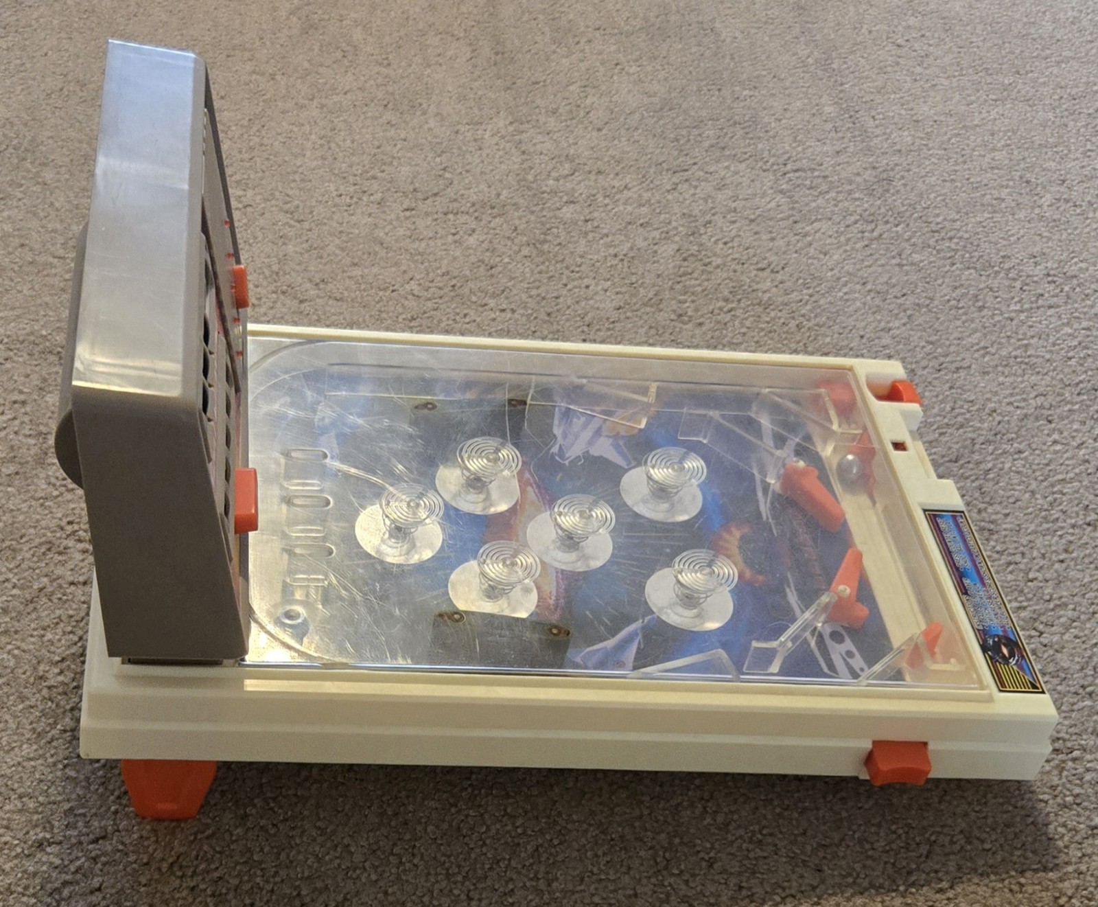 Vtg GALAXY EXPLORER Electonic Tabletop Pinball Machine (Read Description)