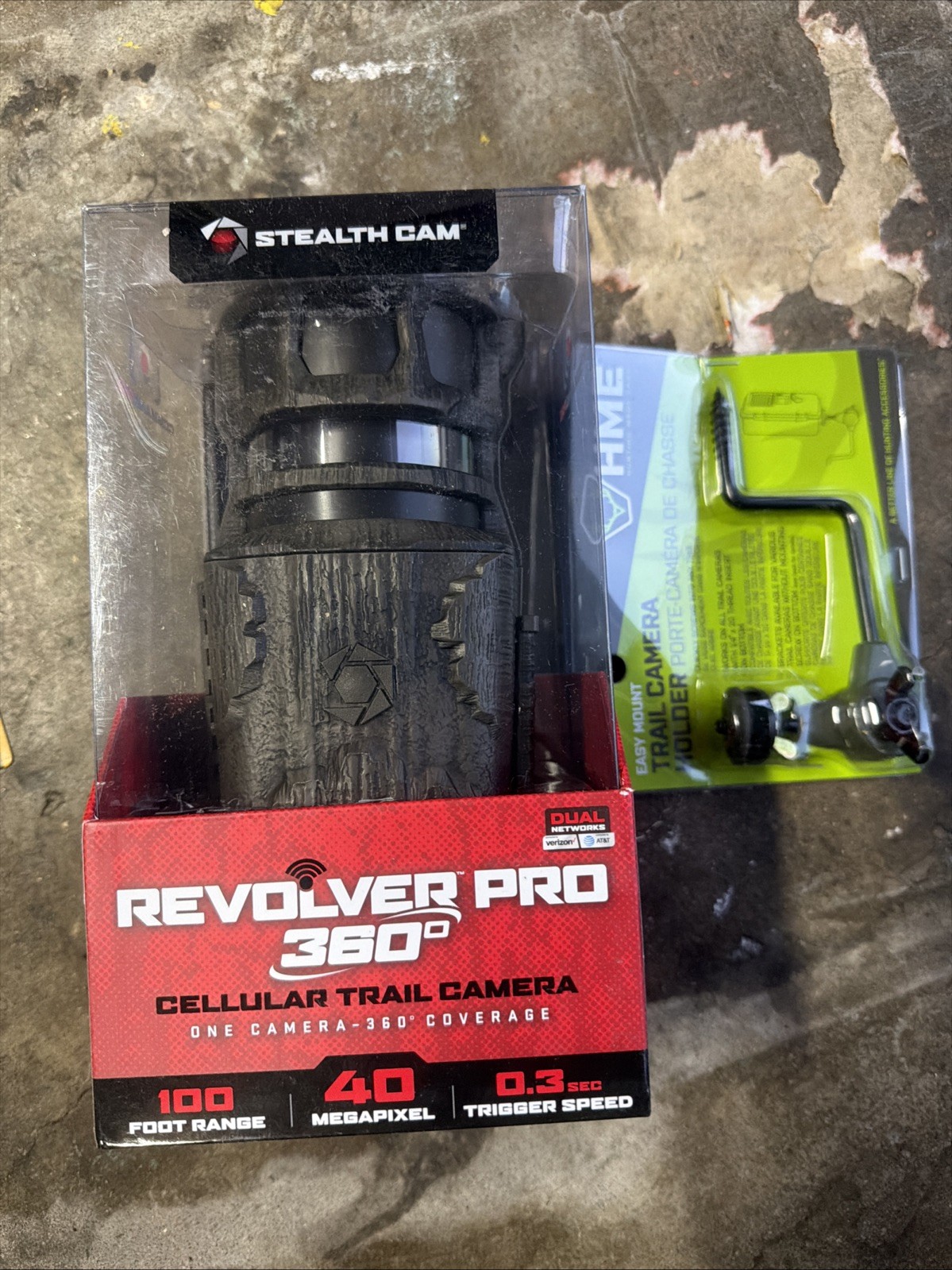 Stealth Cam Revolver 360° Cellular Trail Game Camera (STC-RVLR) NEW W/ HOLDER