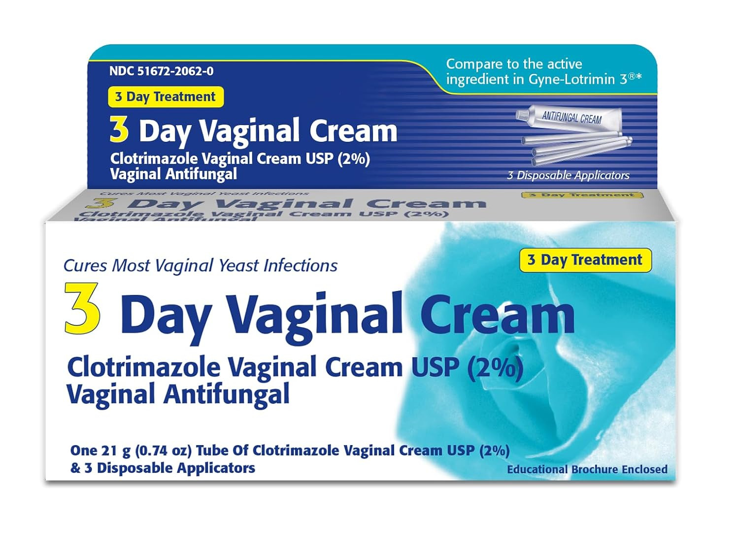 3 -Day Vaginal Cream - 0.74 Oz (PACK of 3)