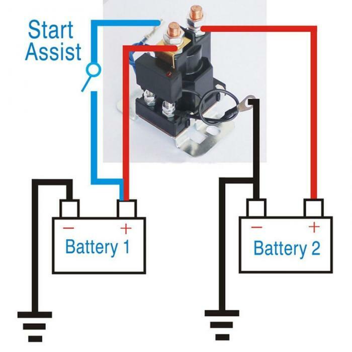 500 Amp Power Relay Battery Isolator High Current Universal 12V Applications