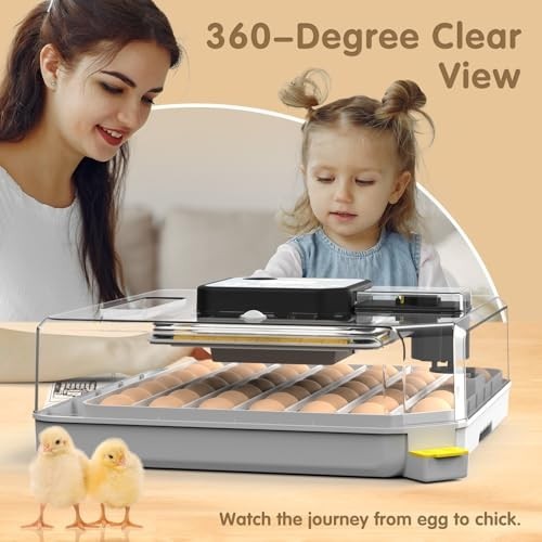 48 Egg Automatic Incubator for Chicken Duck Goose Quail Hatching