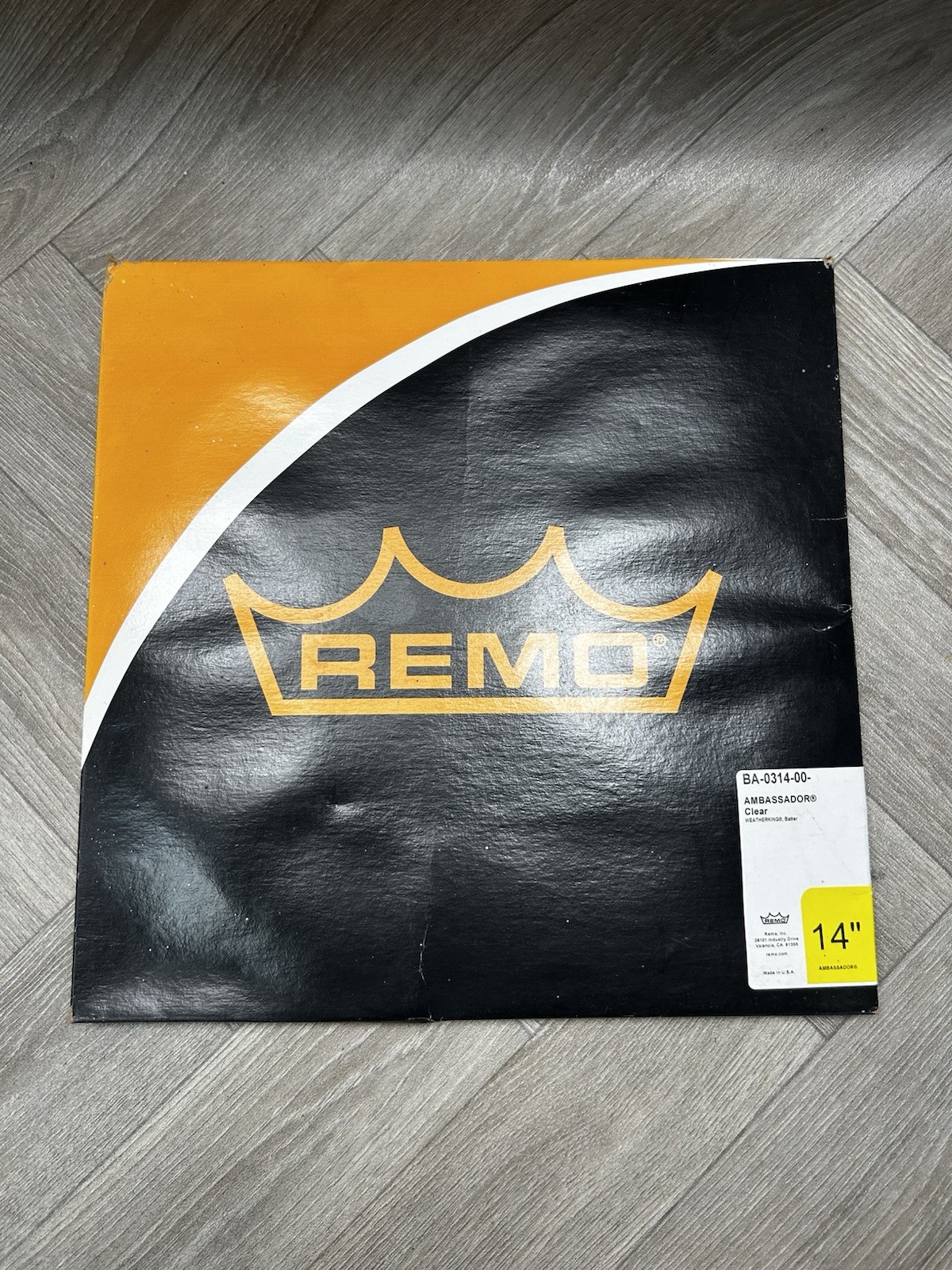 Remo 14" Ambassador Clear Drum Heads BA-0314-00
