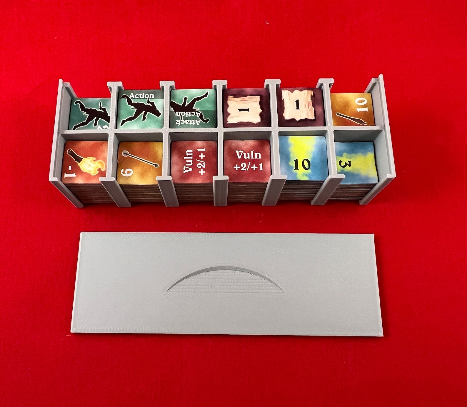 Warfighter Compatible Square Token Organizers