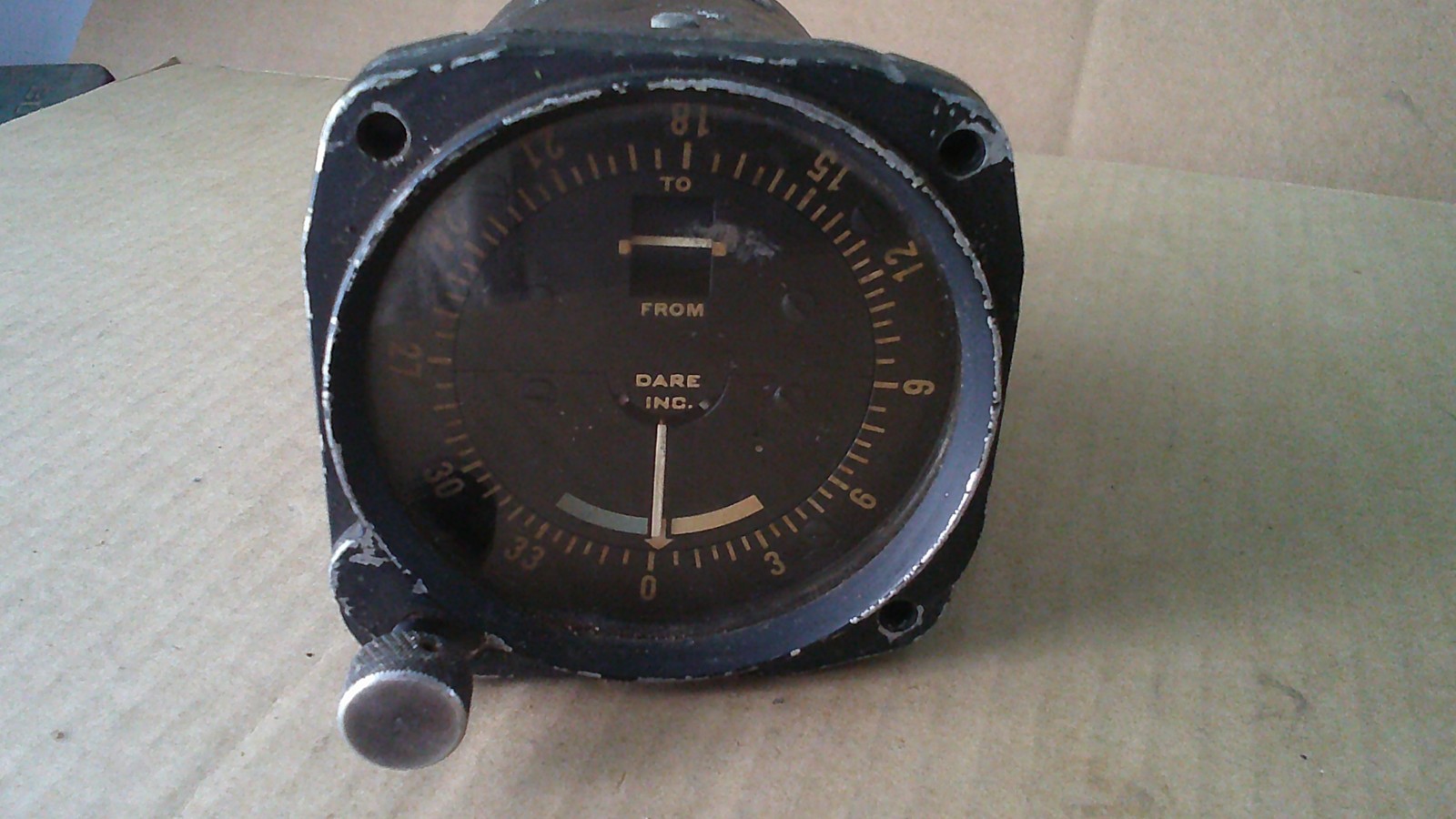 DARE Dayton Aviation & Radio Equipment Nav Indicator Airplane Gauge NI-1 Core