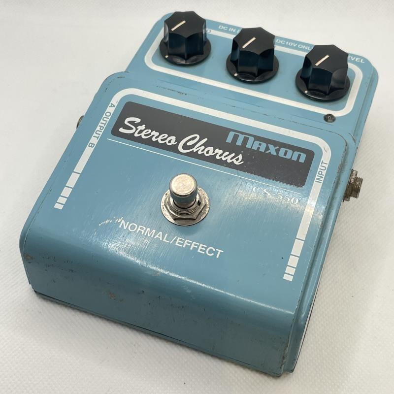 Maxon CS-550 Vintage Analog Chorus Pedal 10V BBD Used Missing Adapter
