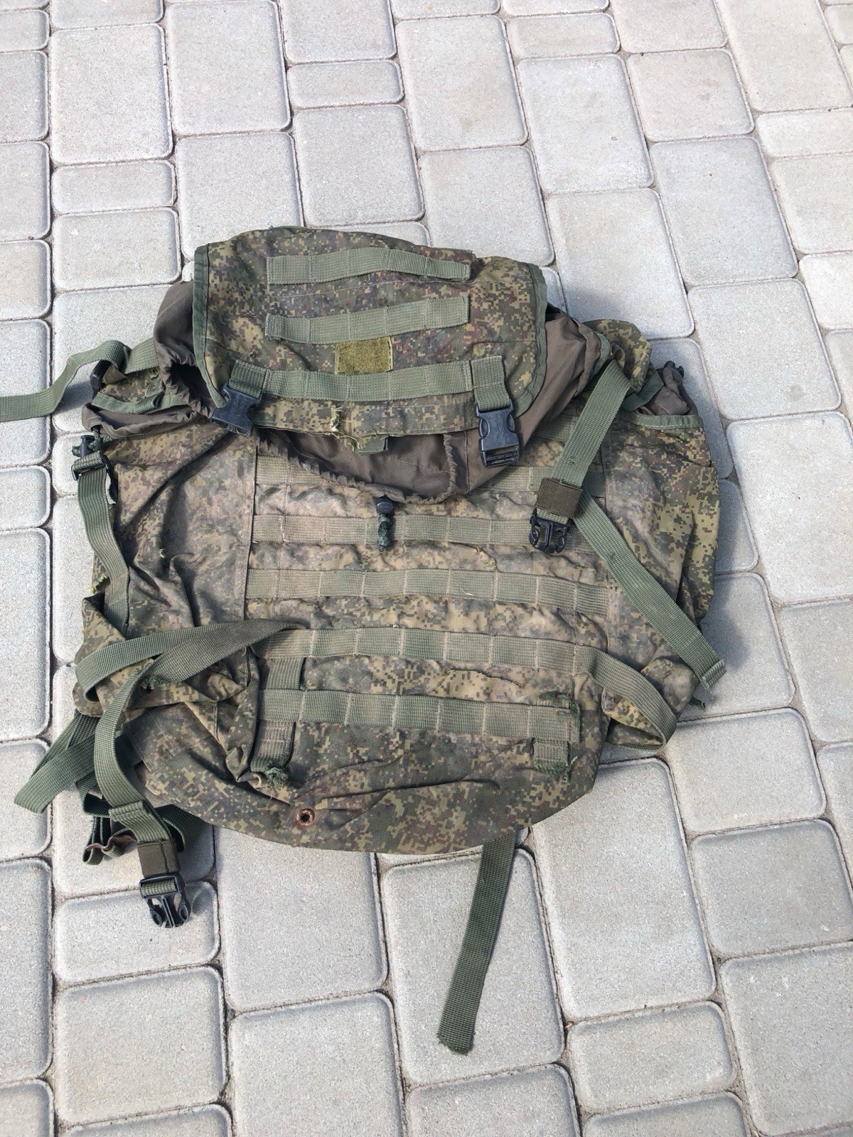 Russian army backpack old generation 6Sh117 EMR camo 25L with winter cover 🇺🇦