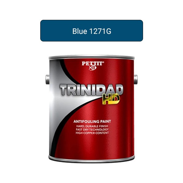 Pettit TRINIDAD HD Antifouling Ablative Bottom Paint BLUE Gallon 1271G