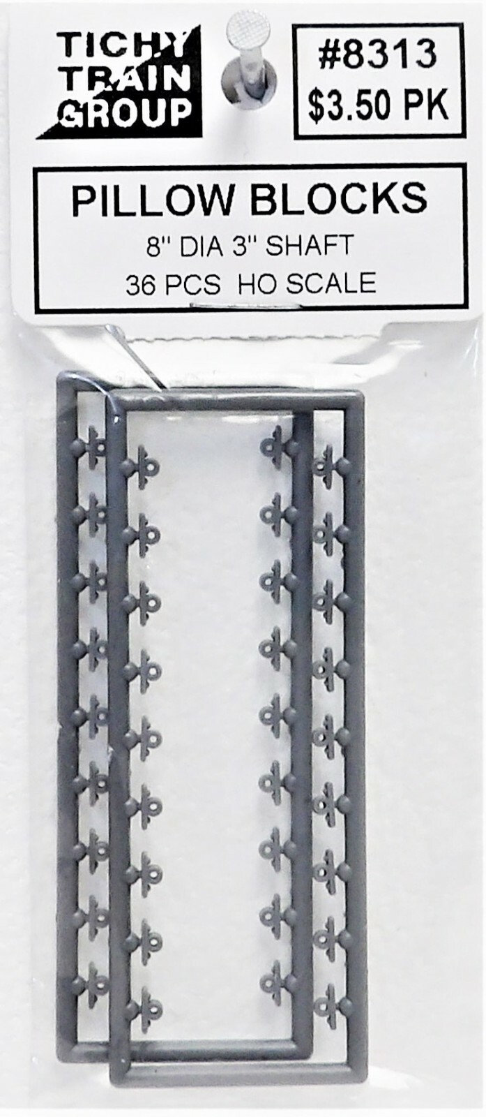 HO Scale Tichy Train Group 8313 Pillow Blocks pkg (32)