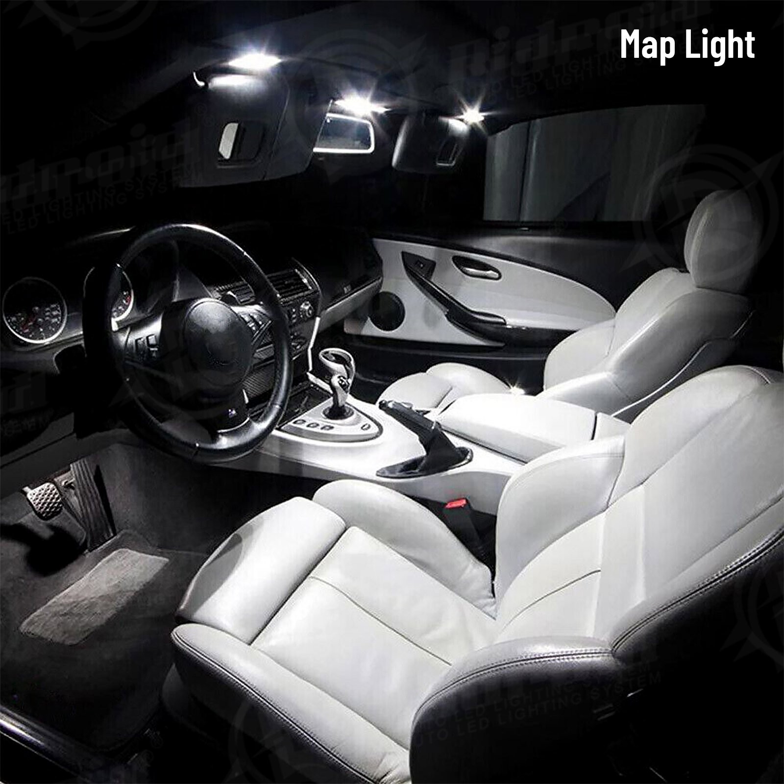 12X White LED Interior Light Package Kit For 2007-2013 Chevy Silverado 1500 2500