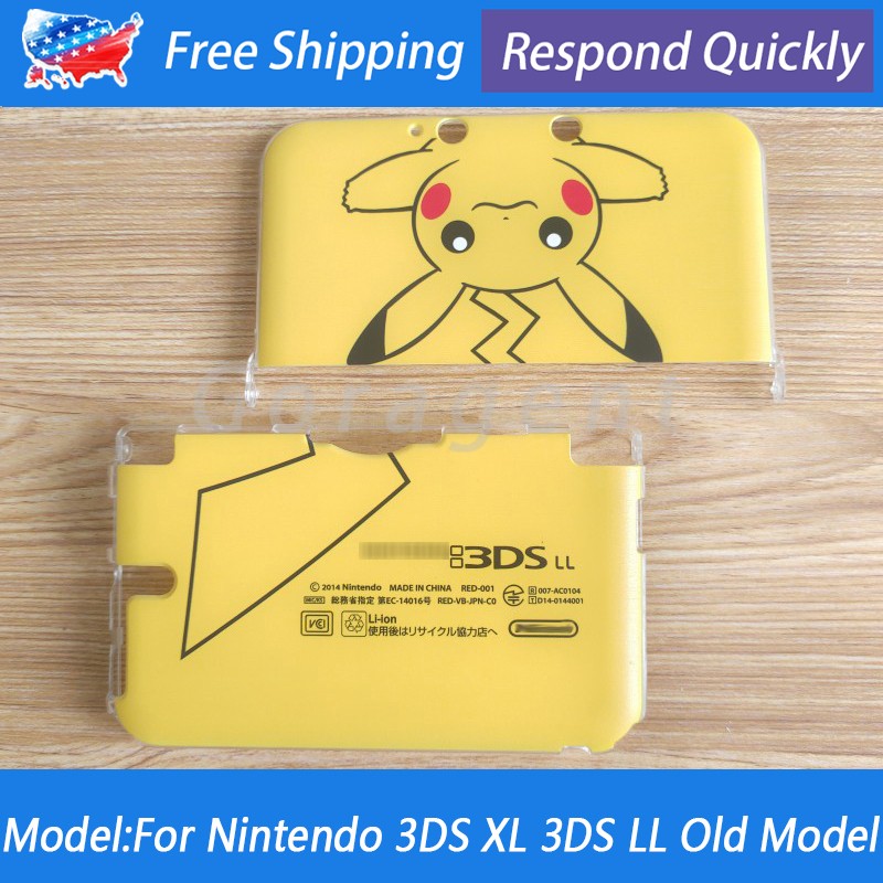 Snap on Case A & E Protective Shell Cover For Nintendo 3DS XL / 3DS LL Old Model