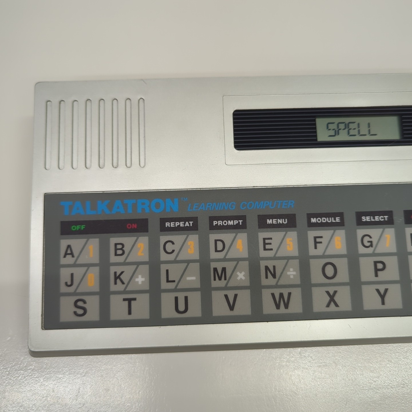 Vintage Sears Talkatron Learning Computer Talking Math Spelling Tiger 1985