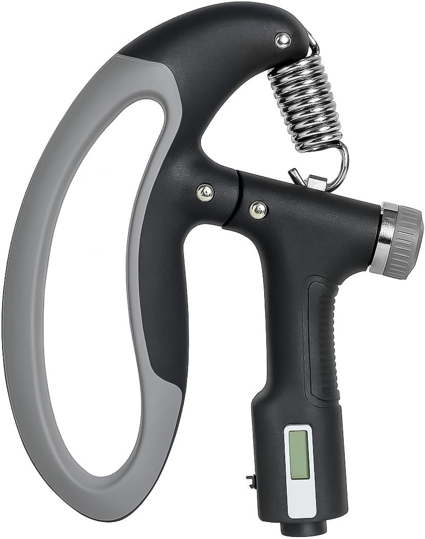 Hand Grip Strength Power Trainer Gripper Strengthener Adjustable Gym Exerciser