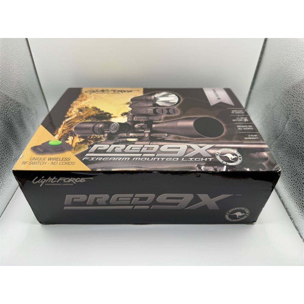 Lightforce PRED9X Hunting Lamp Optic Mounted Light Kit New in Box