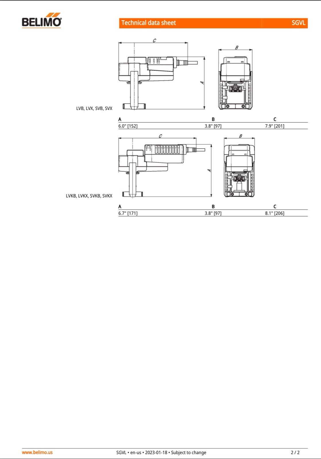 Belimo SGVL+SVKX24-MFT Actuator