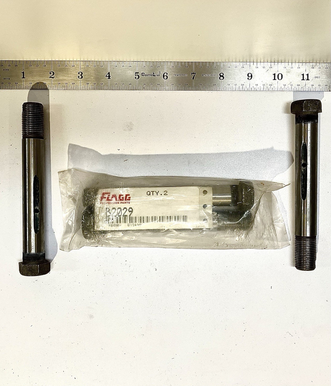 5.5” Suspension Bolts (4) - FLAGG B2029- F-L, Mack, Hend., Hutch., or Int’l