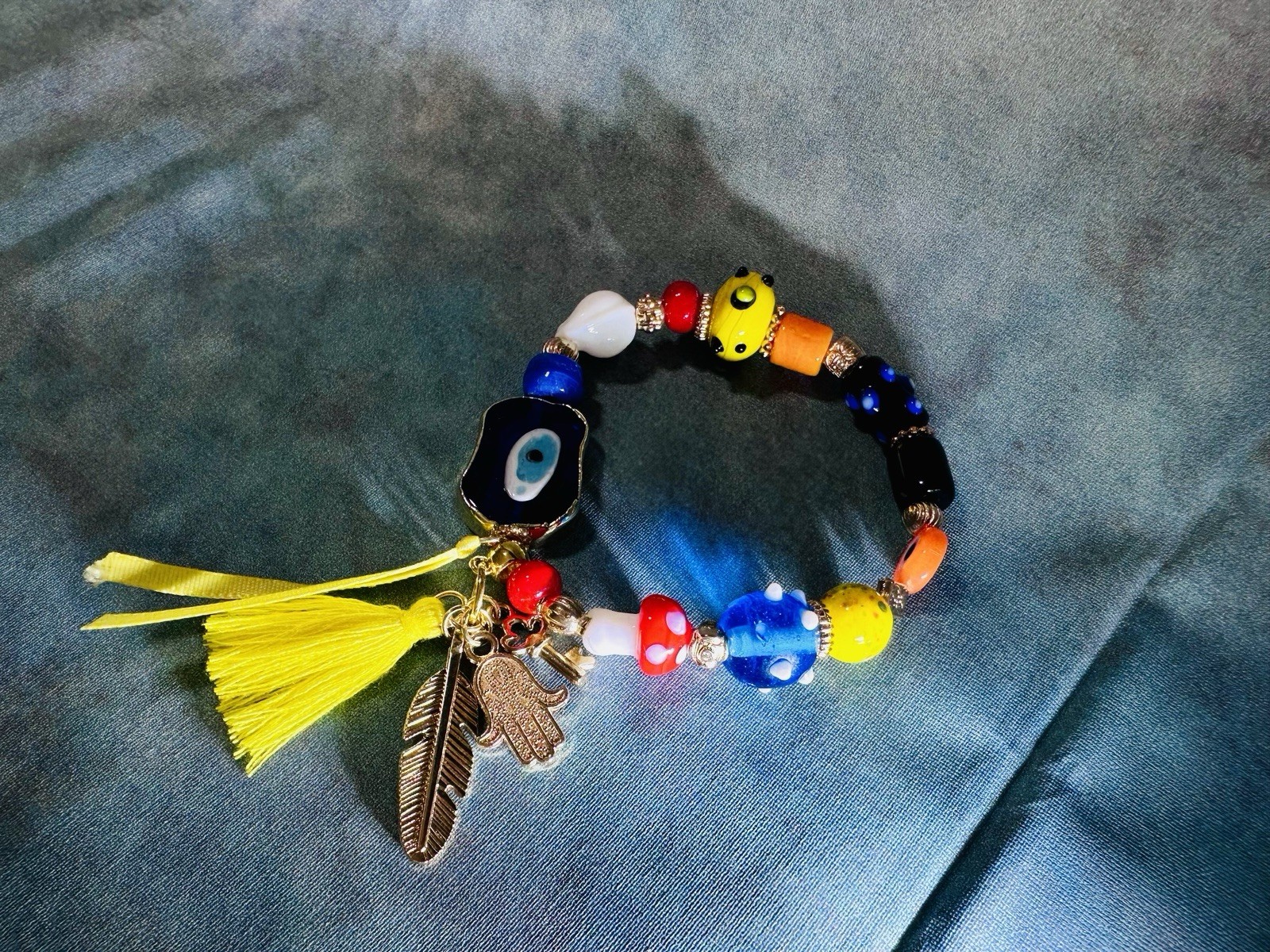 Handmade Woman Glass Bracelet