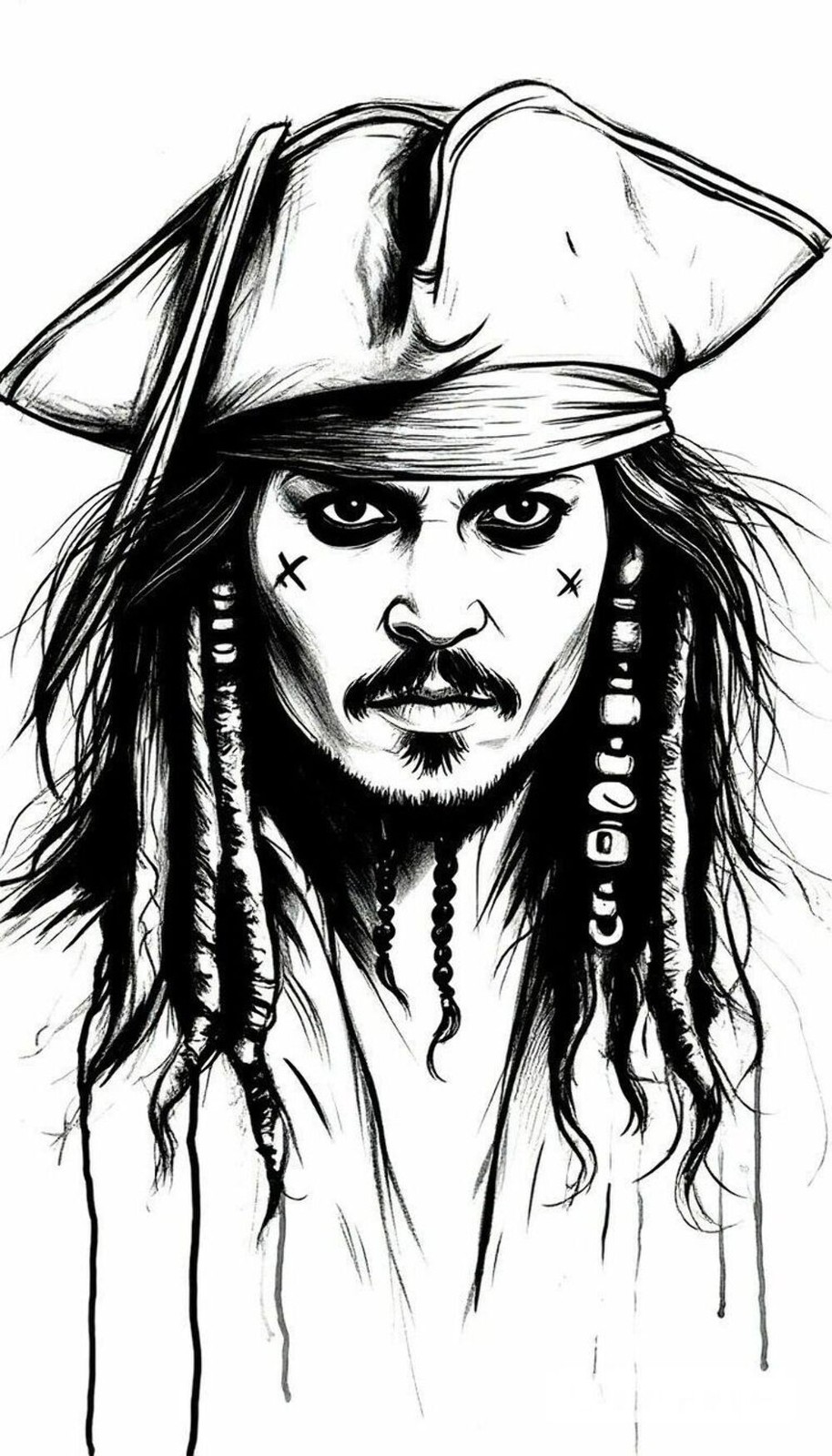 Jack Sparrow Die Cut Vinyl Decal