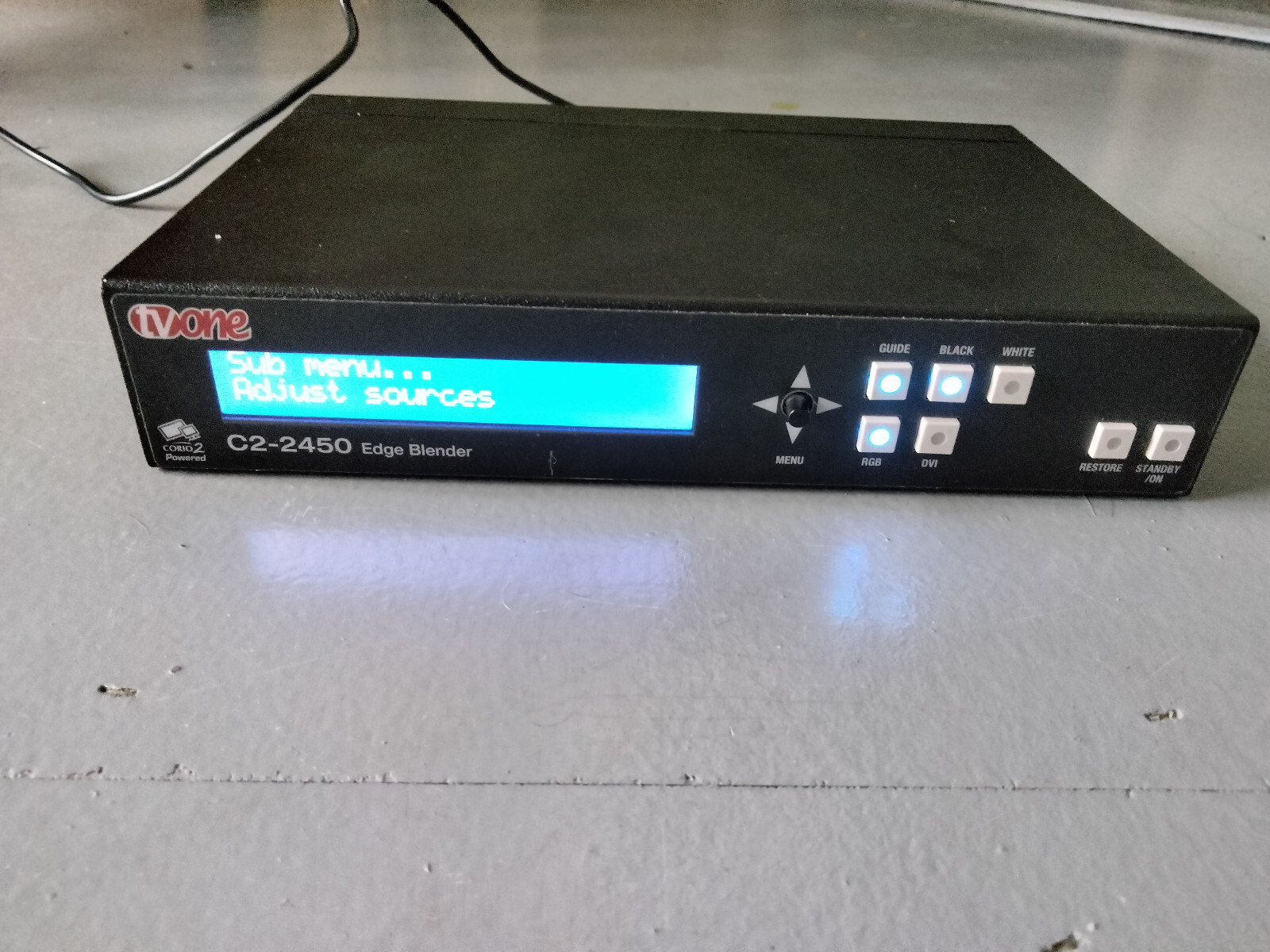 TV One C2-2450A Video Processor/Edge Blender w/ AC Adapter