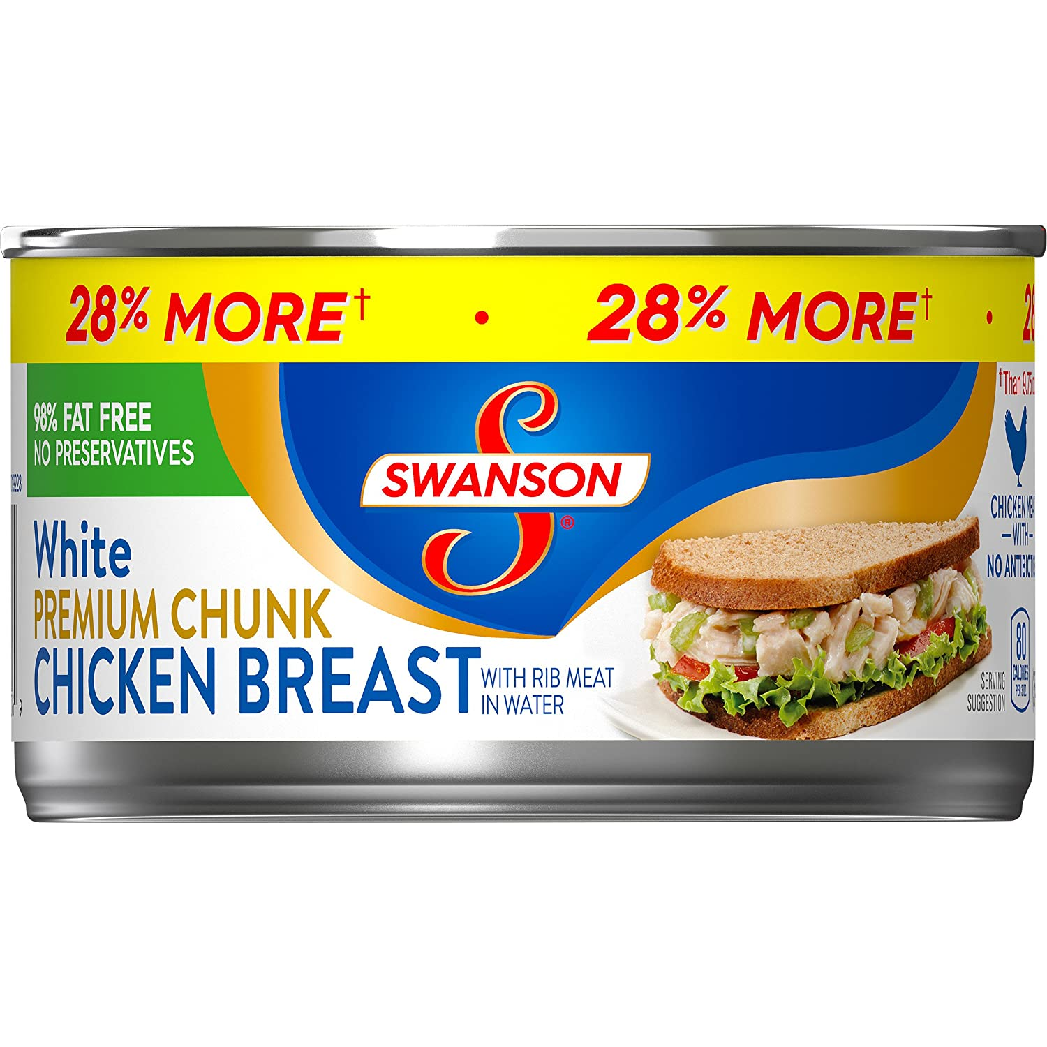Swanson White Premium Chunk Canned Chicken Breast 12.5oz