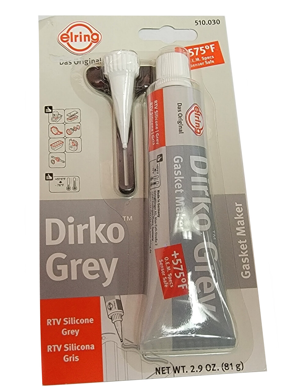 GASKET SILICONE HIGH TEMP COMPOUND DIRKO SEALANT NEWER FORMULA