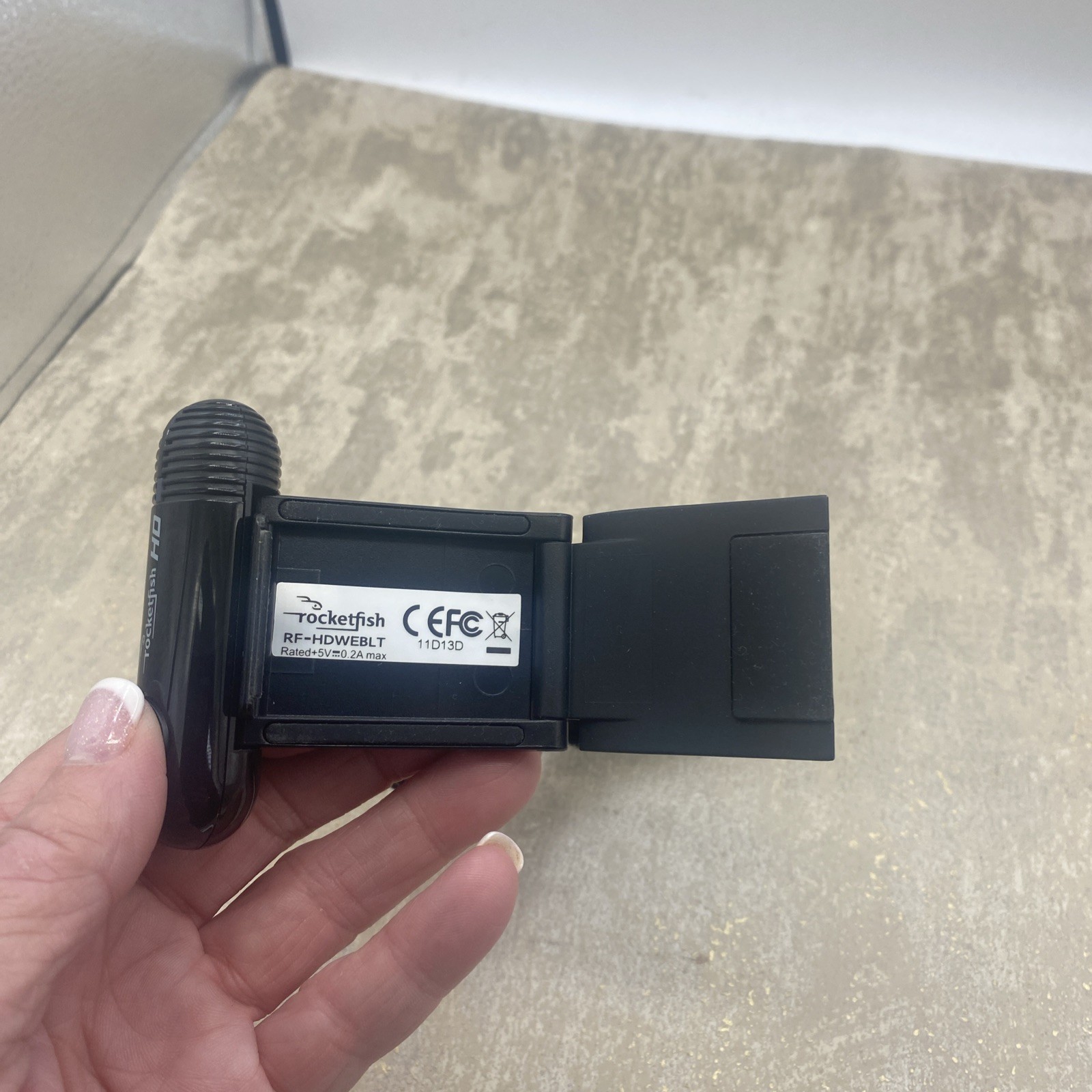 Rocketfish-RF-HDWEBLT 11D13D-HD Camera Webcam UNTESTED-See Pictures