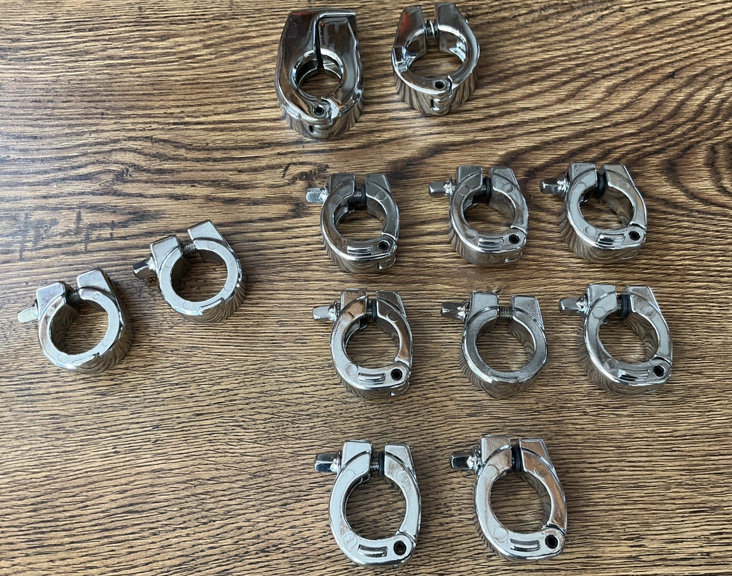 Pearl Memory Locks for Pearl Tom Arms And Cymbal Stands Nice Assorted 12 Pieces
