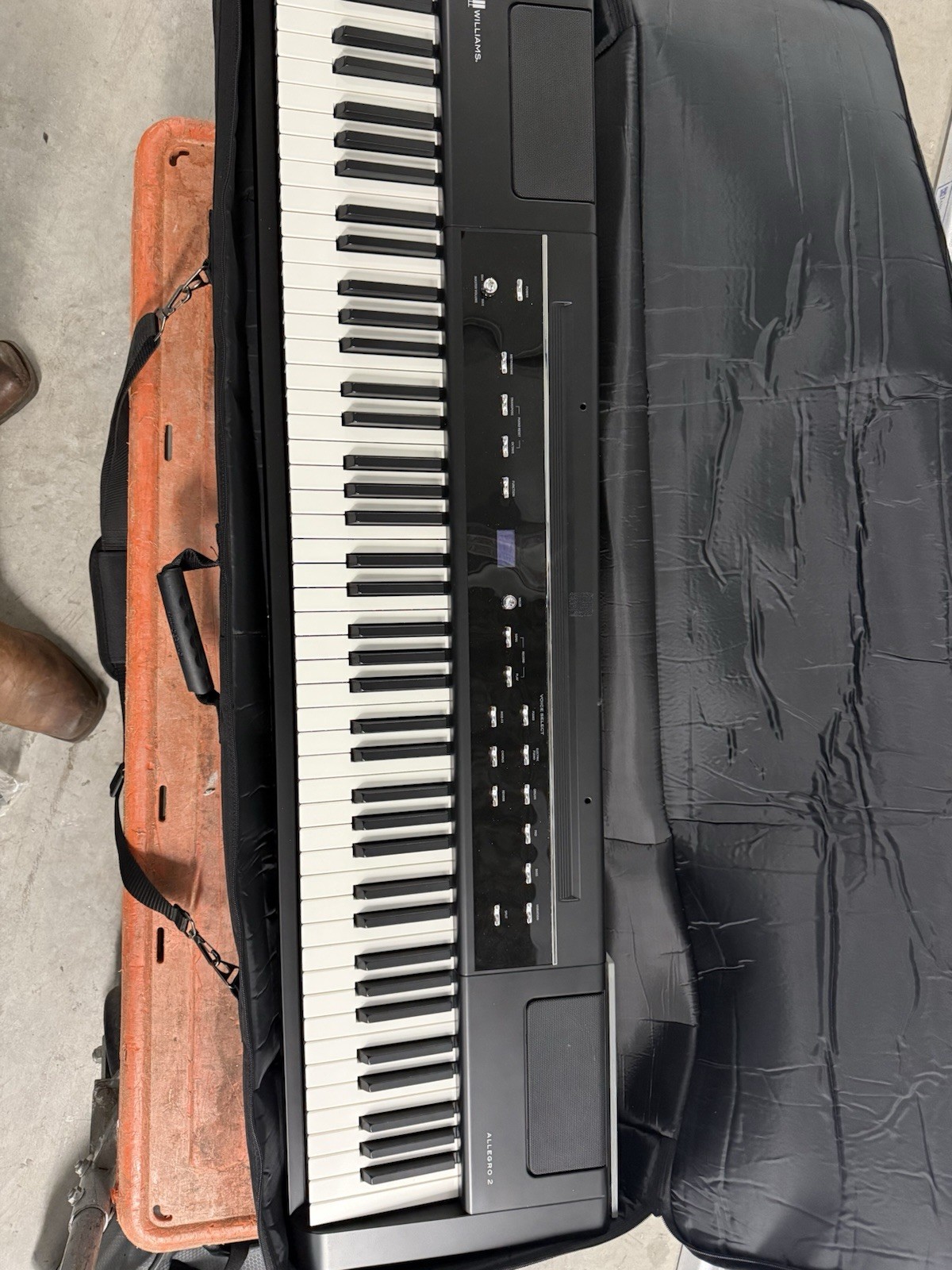 Williams Allegro 2 88-Key Full-Size Digital Home Electric Keyboard Piano Black